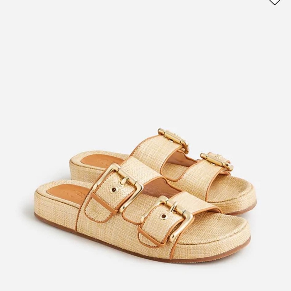 Jcrew woven Birkenstocks